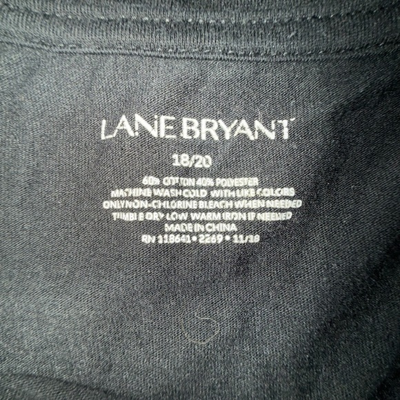 LANE BRYANT Drink Up Buttercup Graphic Tee - Black/Green Plus 18/20 - Picture 10 of 11